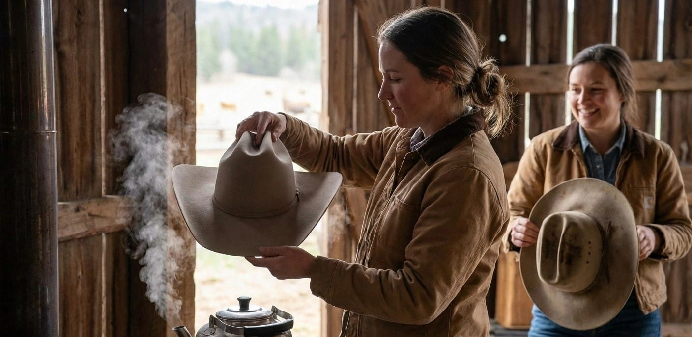 New women’s cowboy hat with stylish western design