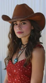 Minnick Crown Cowboy Hat with a classic crown shape and structured western design