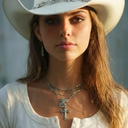 White Ivory Cowboy Hat