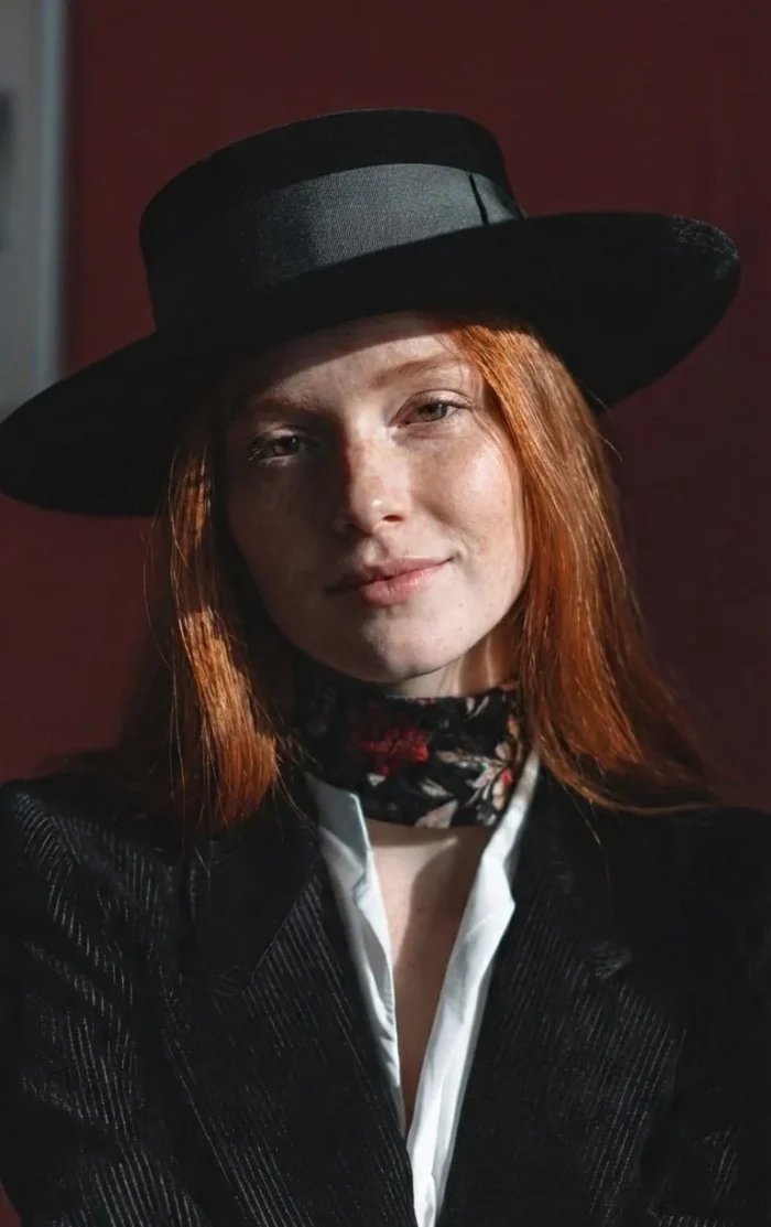 Black Bolero Hat Western Style