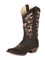 Rodeo Boots Women (El General Women’S Rodeo Boots - Nubuck Leather - Brown 51227)