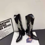cowgirl butterfly western boots stylish country fashion