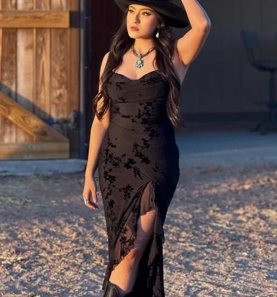 Western Wedding Guest Dress
