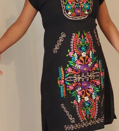 Viva Mexico Embroidered Dress