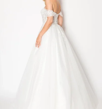 Short Sleeve Wedding Dress