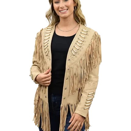 9721 - As Seen On Lainey Wilson Ladies Leather Jacket
