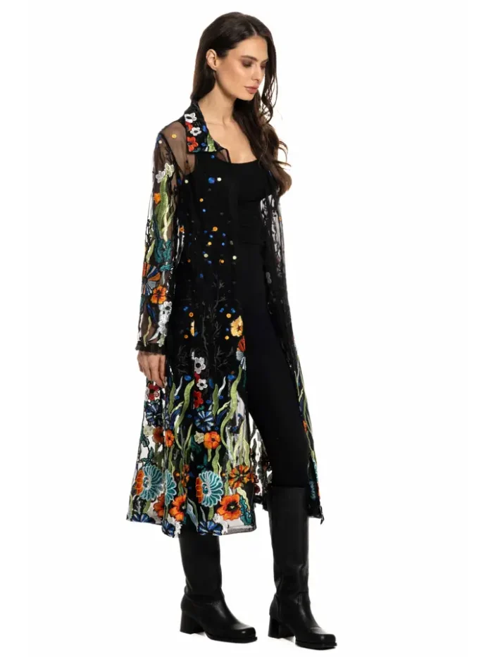 Fiesta Flowing Mexican Dress