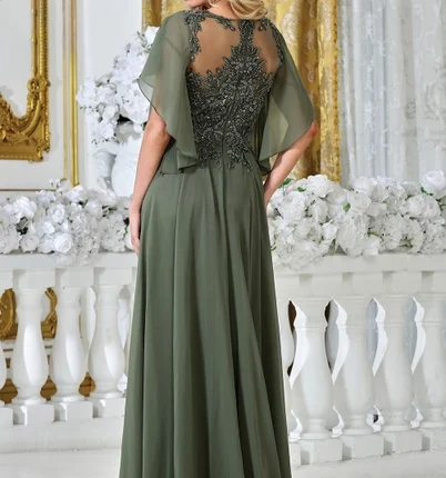 Forest Green Wedding Dress