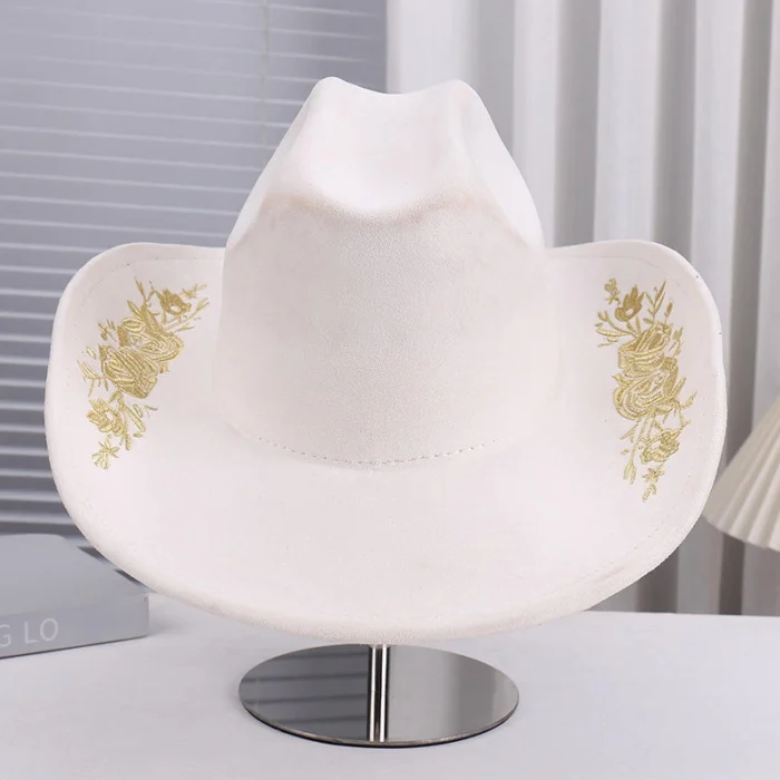 Stagecoach cowgirl hat with decorative band and festival-ready look