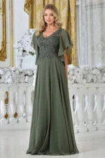 Forest Green Wedding Dress
