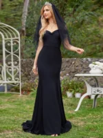 Black Wedding Dresses for Brides
