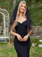 Black Wedding Dresses for Brides