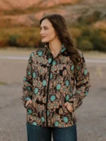 Trendy western blazer outfit for women featuring structured tailoring and cowgirl-inspired fashion elements.