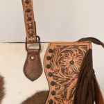Elegant floral Rustic Bloom handbag designed with western charm, sturdy handles, and versatile everyday styling appeal.