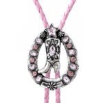 Horseshoe Star Western Boots Western Bolo Necklace - Image 2