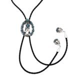 Horseshoe Star Western Boots Western Bolo Necklace