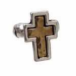 Cross Metal Stretch Ring