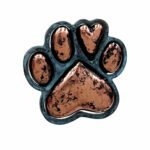 Paw Shape Heart Metal Stretch Ring - Image 3