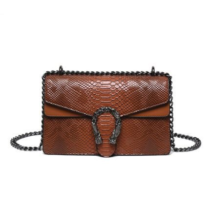 Crocodile patterned Wine God Bag