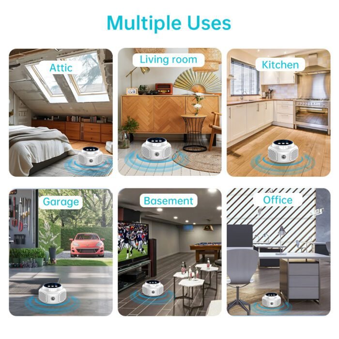 360° Ultrasonic Pest Repeller, High Power Indoor Rodent & Insect Repeller, Safe Plug-in Mosquito & Mouse Control - Image 5