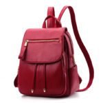 Soft leather backpack travel bag - Image 7