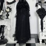 Subculture Victoria Velvet Banquet Evening Dress Skirt - Image 5