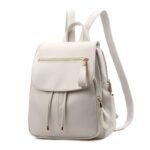 Soft leather backpack travel bag - Image 6