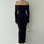 Dingzhu One Shoulder Slimming Evening Dress - Image 2