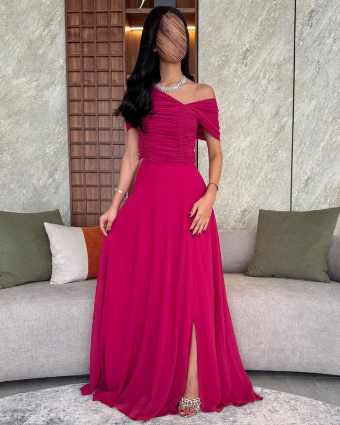 Elegant Wedding Dress with Pleats for WomenFashionable Formal Dress - Image 6