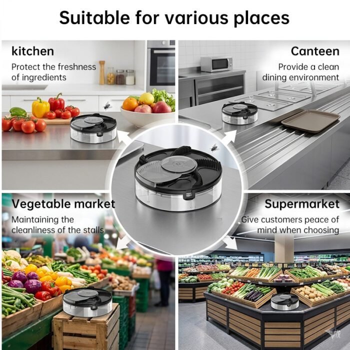 2025 Automatic Fly Trap for Home Kitchen - Removable Insect Pest Catcher - Image 7
