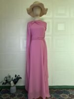Elegant Fit Dress, Sleeveless Long Dress Formal Occasion, Winter Wear - Image 6