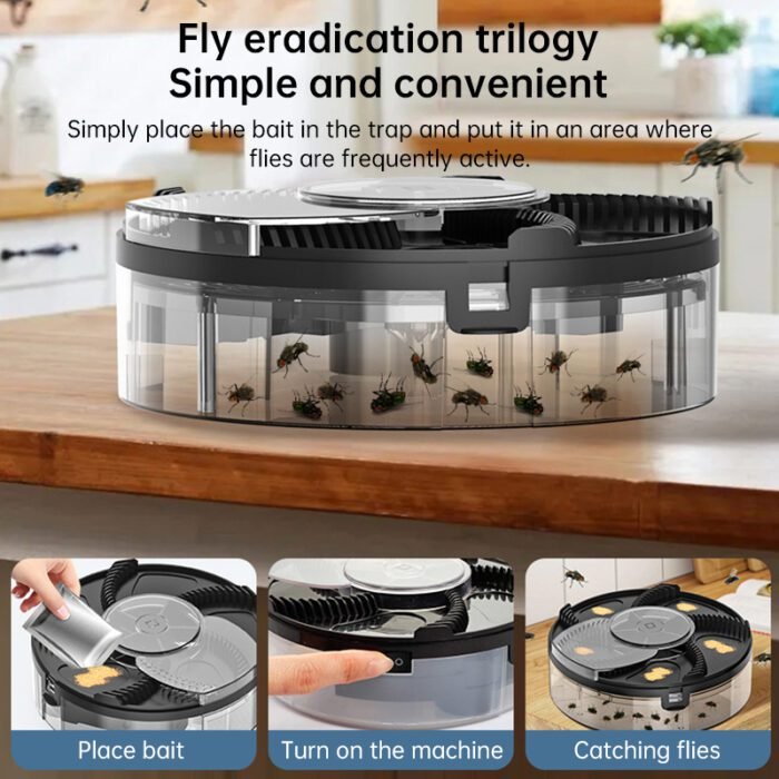 2025 Automatic Fly Trap for Home Kitchen - Removable Insect Pest Catcher - Image 10