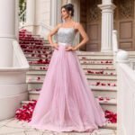 Pink Sequin Wedding Dress Evening Gown Formal Dress - Image 5
