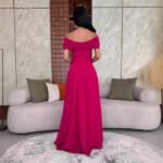 Elegant Wedding Dress with Pleats for WomenFashionable Formal Dress - Image 3