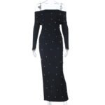 Dingzhu One Shoulder Slimming Evening Dress - Image 5
