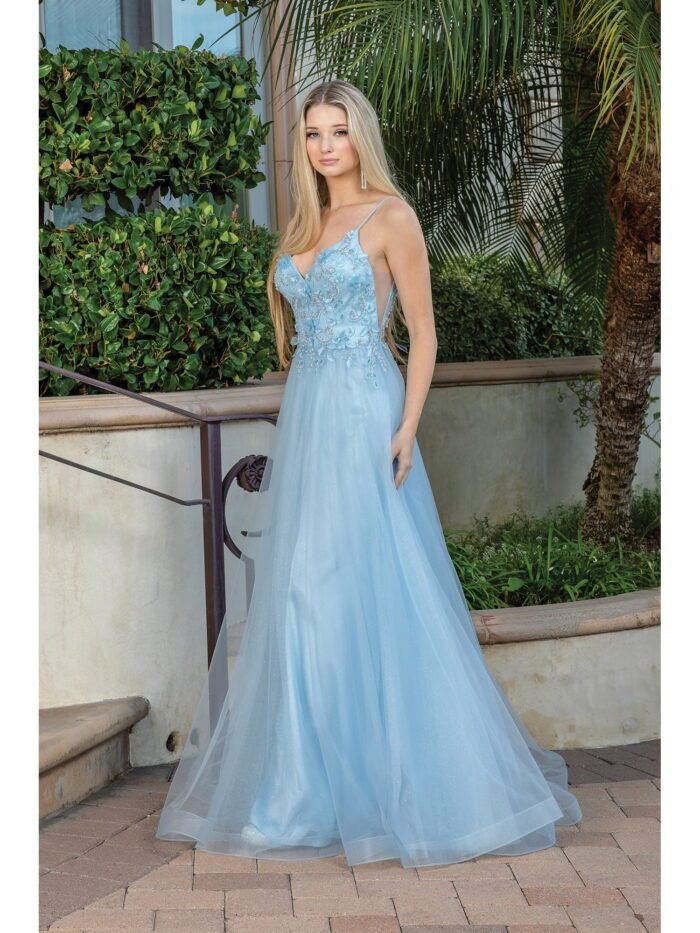 Starlight Shimmer Ballgown in bahama blue Starlight Shimmer Ballgown in bahama blue