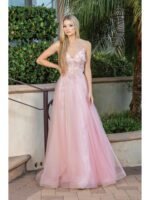 Starlight Shimmer Ballgown in blush