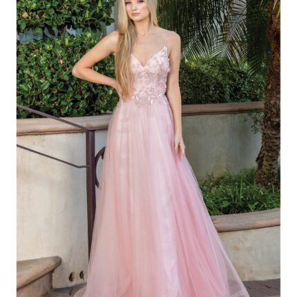 Starlight Shimmer Ballgown in blush