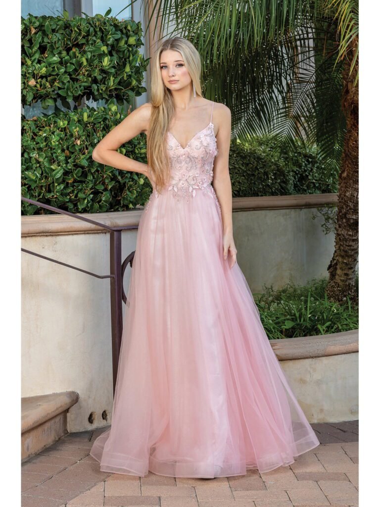 Starlight Shimmer Ballgown in blush