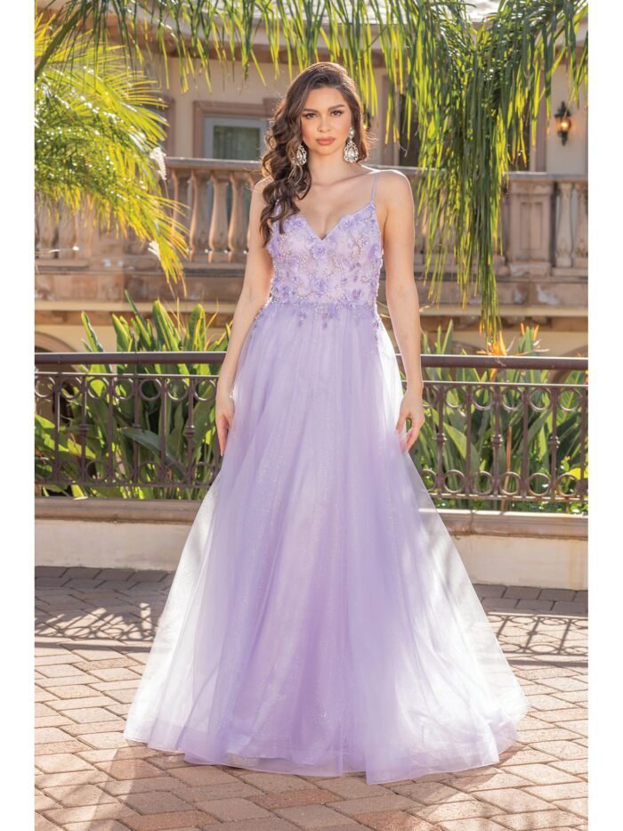 Starlight Shimmer Ballgown in lilac