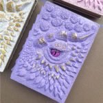 New Clear Cream-Colored Resin Animated Dragon Book with Demon's Eye for Independent Site - Image 10