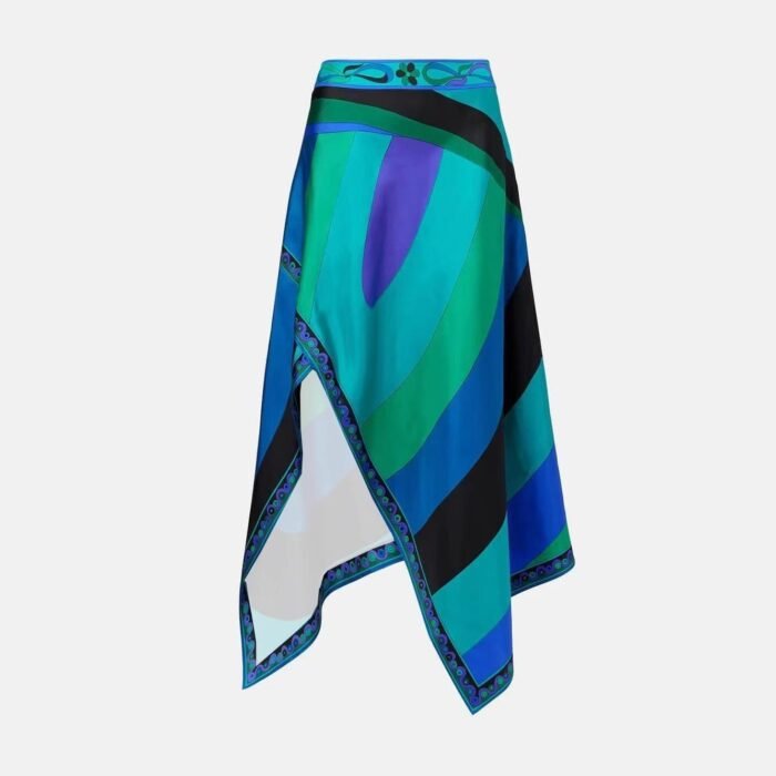 Crossbody Irregular Skirt with Backless Top New Two-Piece Set  Style Printed - Image 3