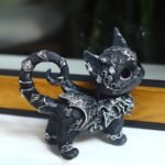 Cute Black Cat Figurine - Image 5