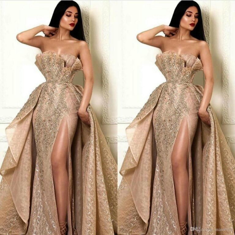 Sleeveless Strapless Flared Long Dress Evening Gown