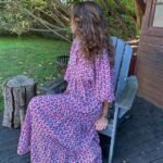 Bohemian Print Long Sleeve Maxi Dress for Women Fashion Spring Style Flowy Long Dress - Image 15