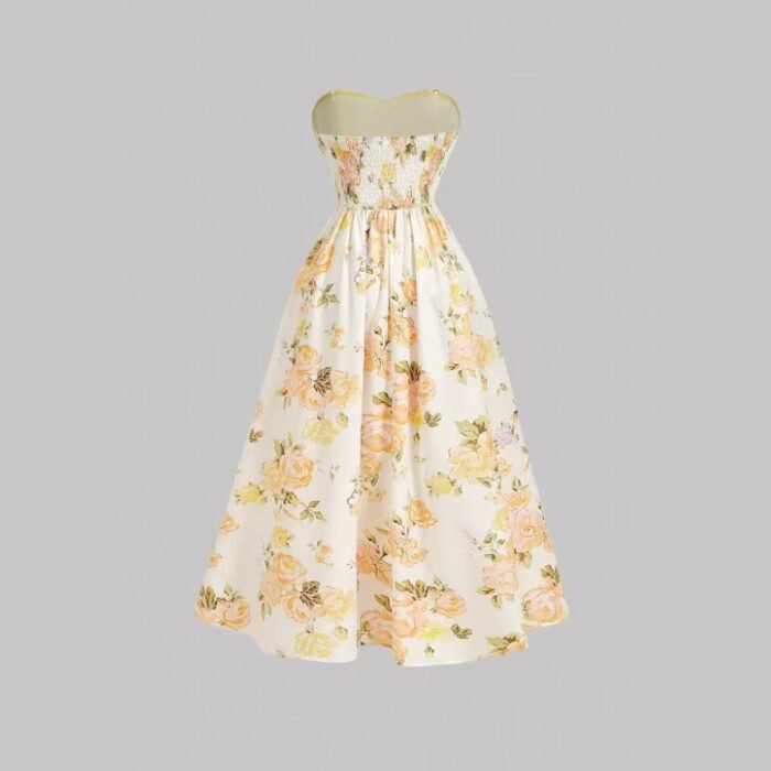 Sleeveless printed dress - Image 3