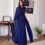 Elegant Fit Dress, Sleeveless Long Dress Formal Occasion, Winter Wear - Image 2