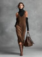 Sexy Off-Shoulder Fitted Dress for Party, Travel, Date, Casual Wear Office Outfit Long Dress - Image 6