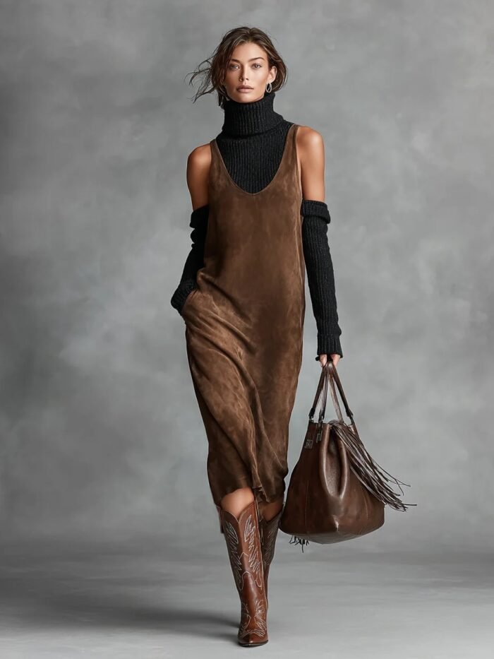 Sexy Off-Shoulder Fitted Dress for Party, Travel, Date, Casual Wear Office Outfit Long Dress - Image 6