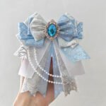 Original Handmade DIY Cheer Rod with Bow, Anime Accessory  Holographic Package Decoration, Kura Rod